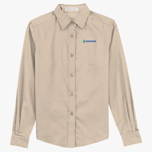 Ladies Long Sleeve Easy Care Shirt Thumbnail